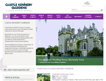 Tablet Screenshot of castlekennedygardens.com
